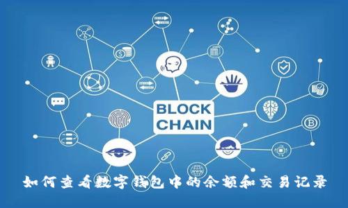 如何查看数字钱包中的余额和交易记录