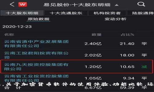 您能告诉我您希望了解更多关于哪方面的信息，关于加密货币软件的使用体验、功能比较，还是其他方面吗？这样我可以帮助您更好地解答。